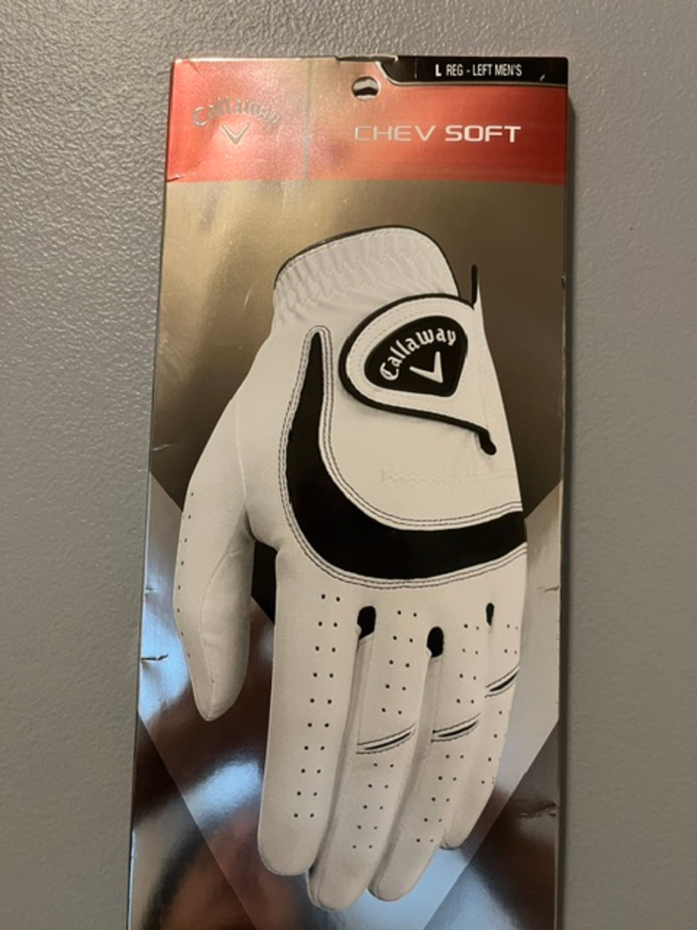 Callaway Chev Soft Golf Glove Left Hand Mens Large White